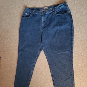 RIDERS RELAXED blue jeans sz 24W petite
